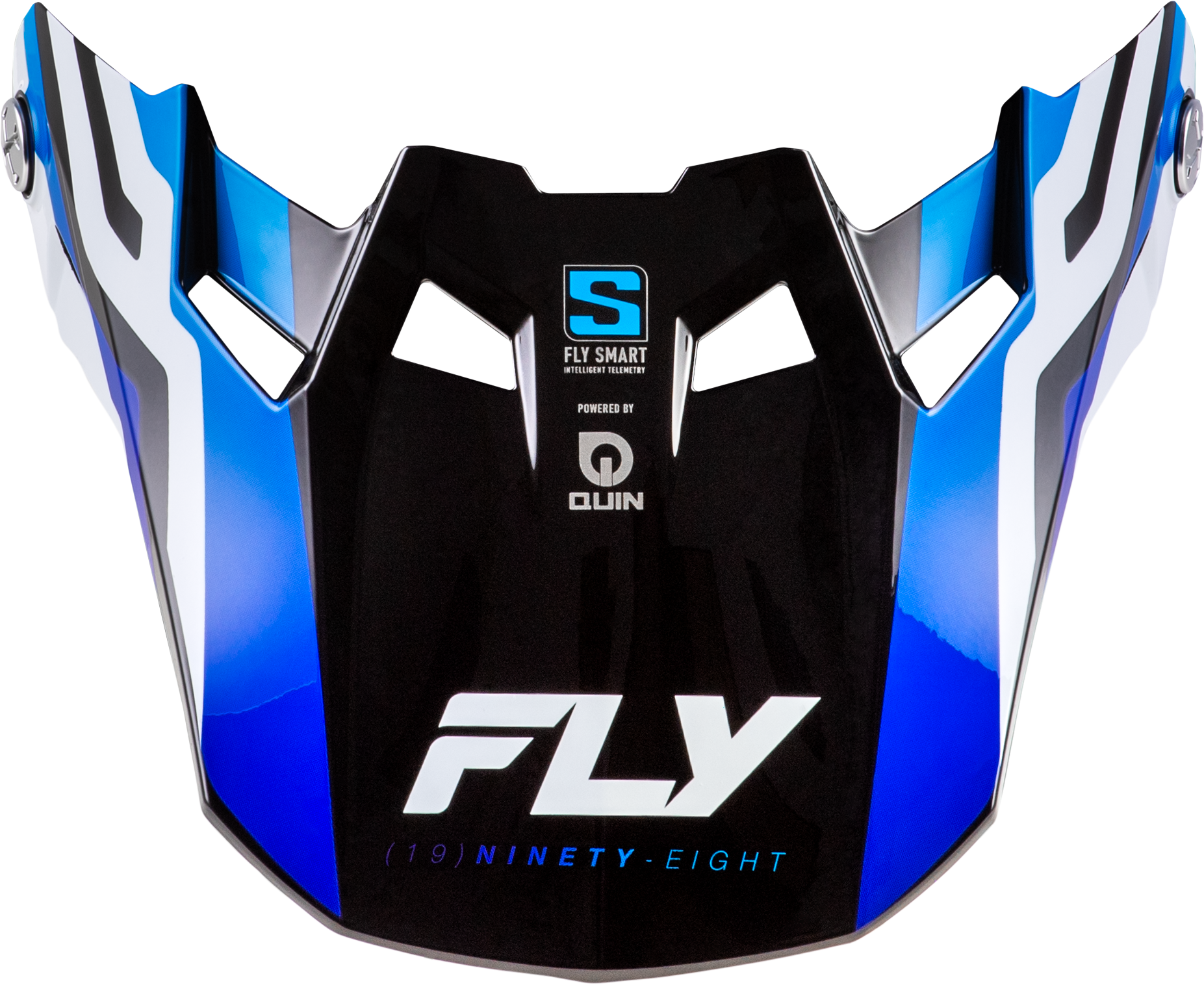 FORMULA S CARBON BYTE VISOR BLUE CARBON/BLUE/WHITE YL/SM