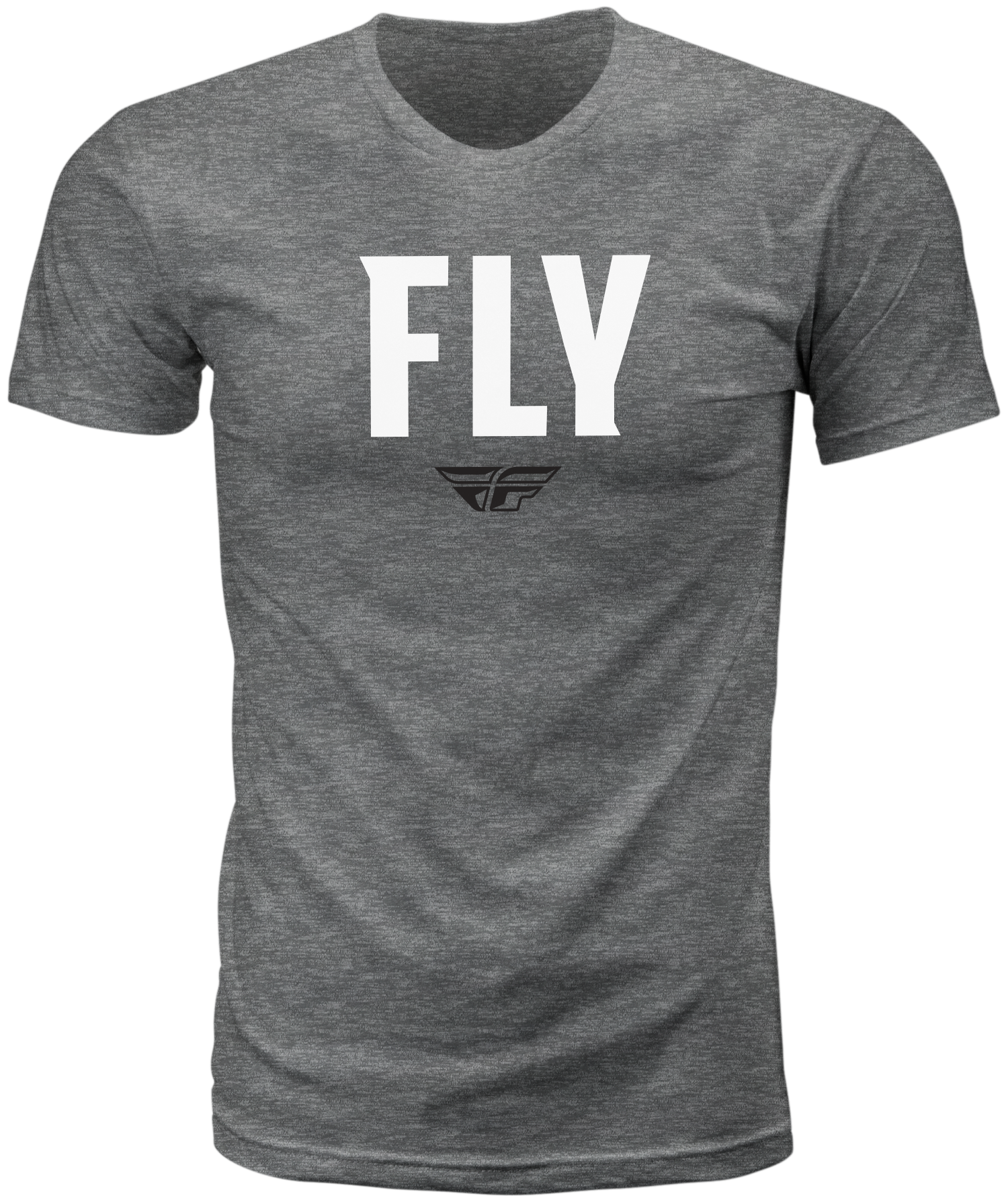 FLY WFH TEE DARK GREY HEATHER 2X
