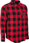 FLY TEK FLANNEL RED/BLACK 2X