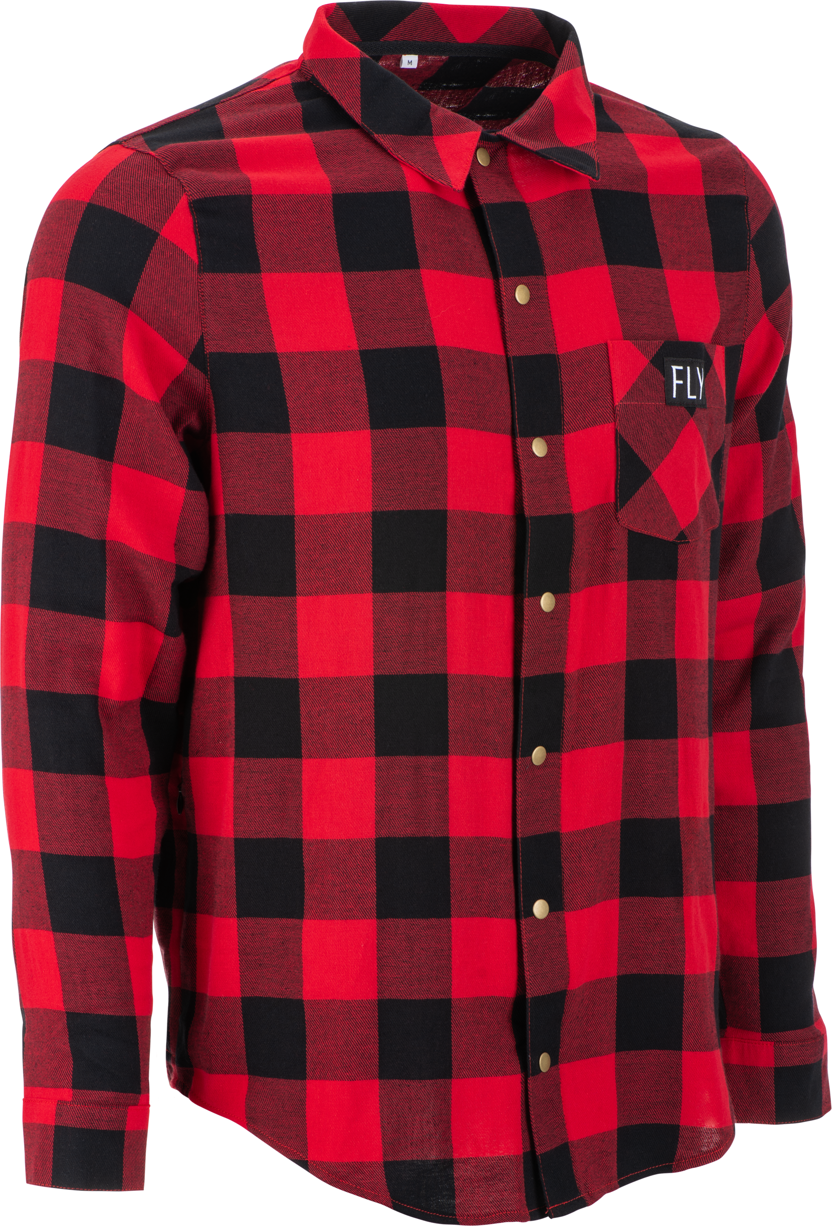 FLY TEK FLANNEL RED/BLACK 2X