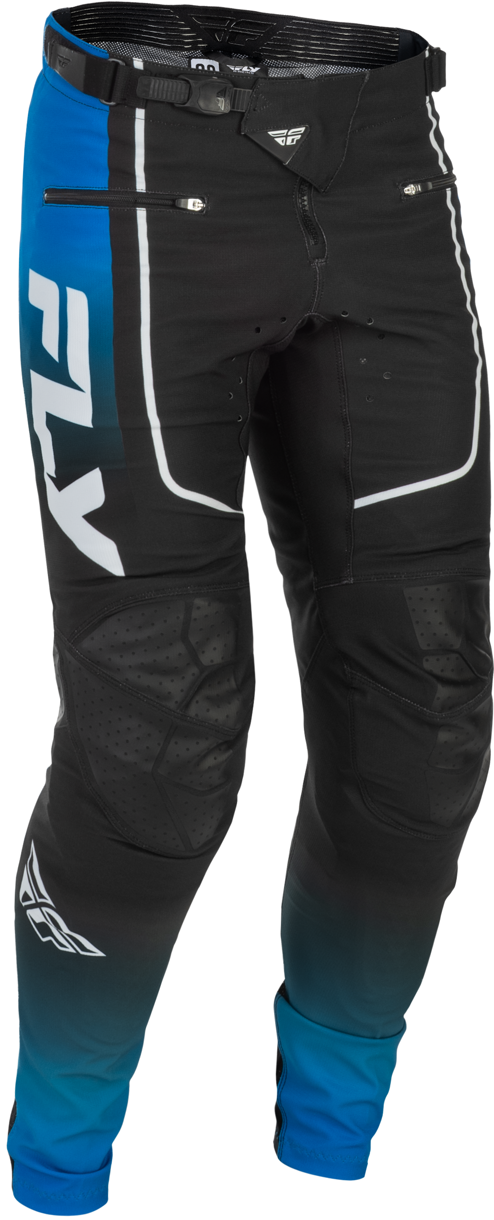 YOUTH RAYCE BICYCLE PANTS BLUE/BLACK/WHITE SZ 26