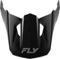 YOUTH KINETIC SOLID HELMET VISOR MATTE BLACK YS-YL