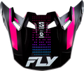 FORMULA S CARBN PROTOCOL VISOR BLACK CARBON/BLUE/PINK YL/SM
