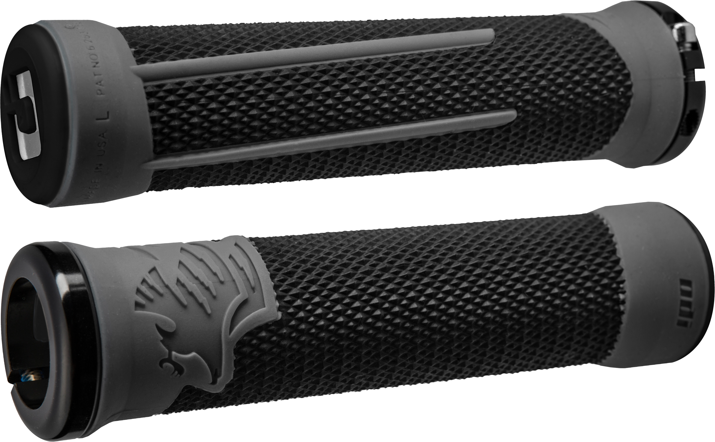 AG-2 MTB/BMX GRIPS BLACK/GRAPHITE W/BLACK