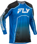 YOUTH RAYCE BICYCLE JERSEY BLUE/BLACK/WHITE YXL