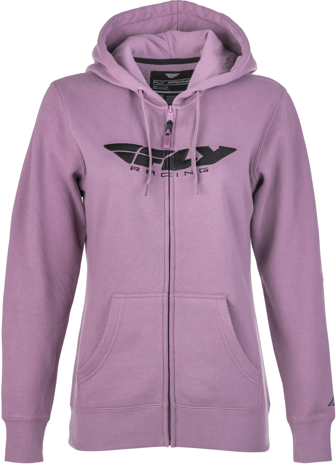 WOMEN'S FLY CORPORATE ZIP UP HOODIE MAUVE 2X