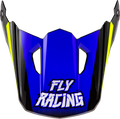YOUTH KINETIC SCORCHED HELMET VISOR BLUE/GREY/HI-VIS YS-YL
