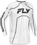 YOUTH RAYCE BICYCLE JERSEY WHITE/BLACK YL