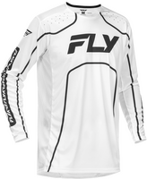 YOUTH RAYCE BICYCLE JERSEY WHITE/BLACK YL