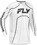 YOUTH RAYCE BICYCLE JERSEY WHITE/BLACK YXL