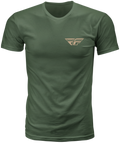 FLY STAPLE TEE GREEN 2X