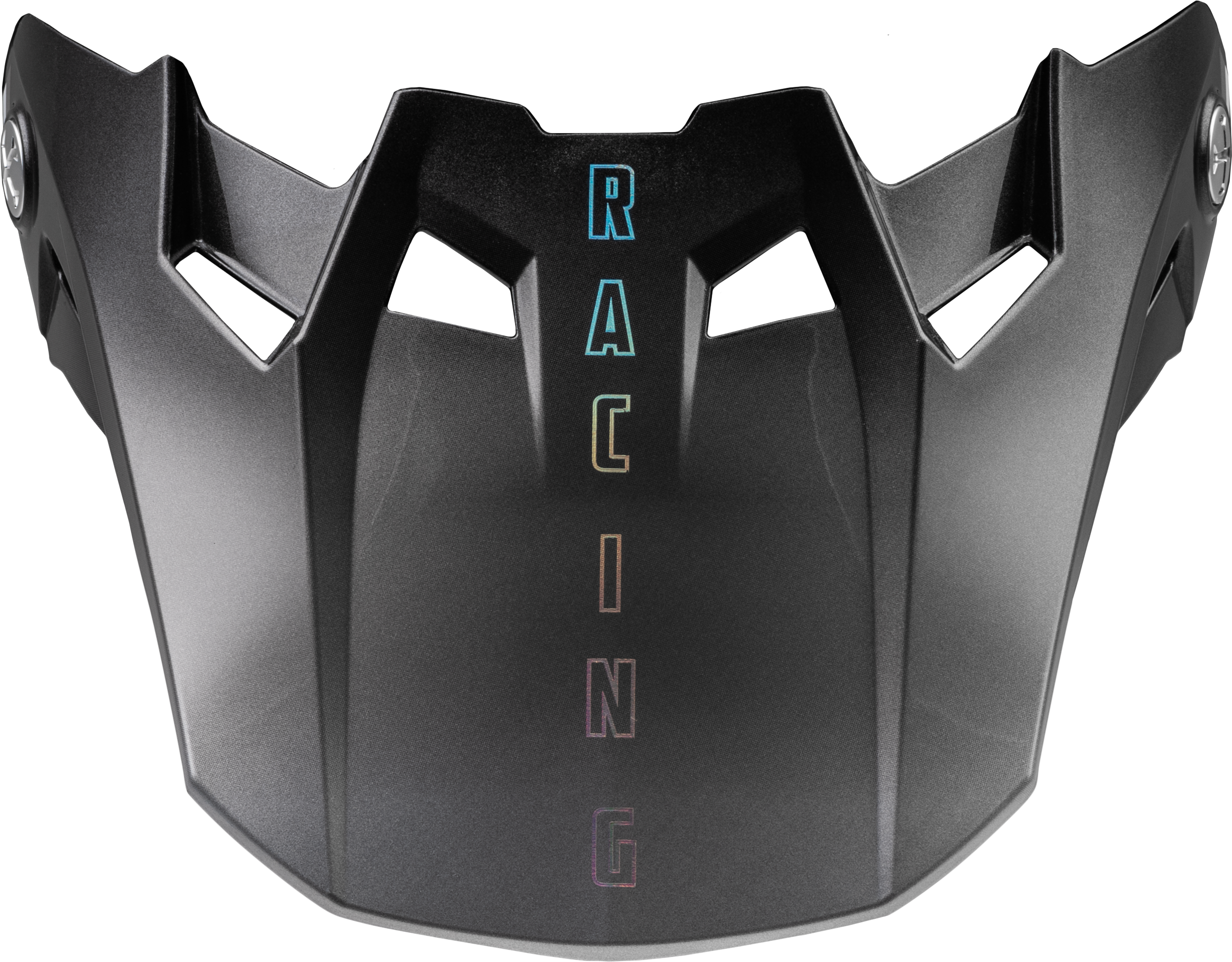 FORMULA CC DRIVER HELMET VISOR BLACK/CHAROCAL/WHITE YL/SM