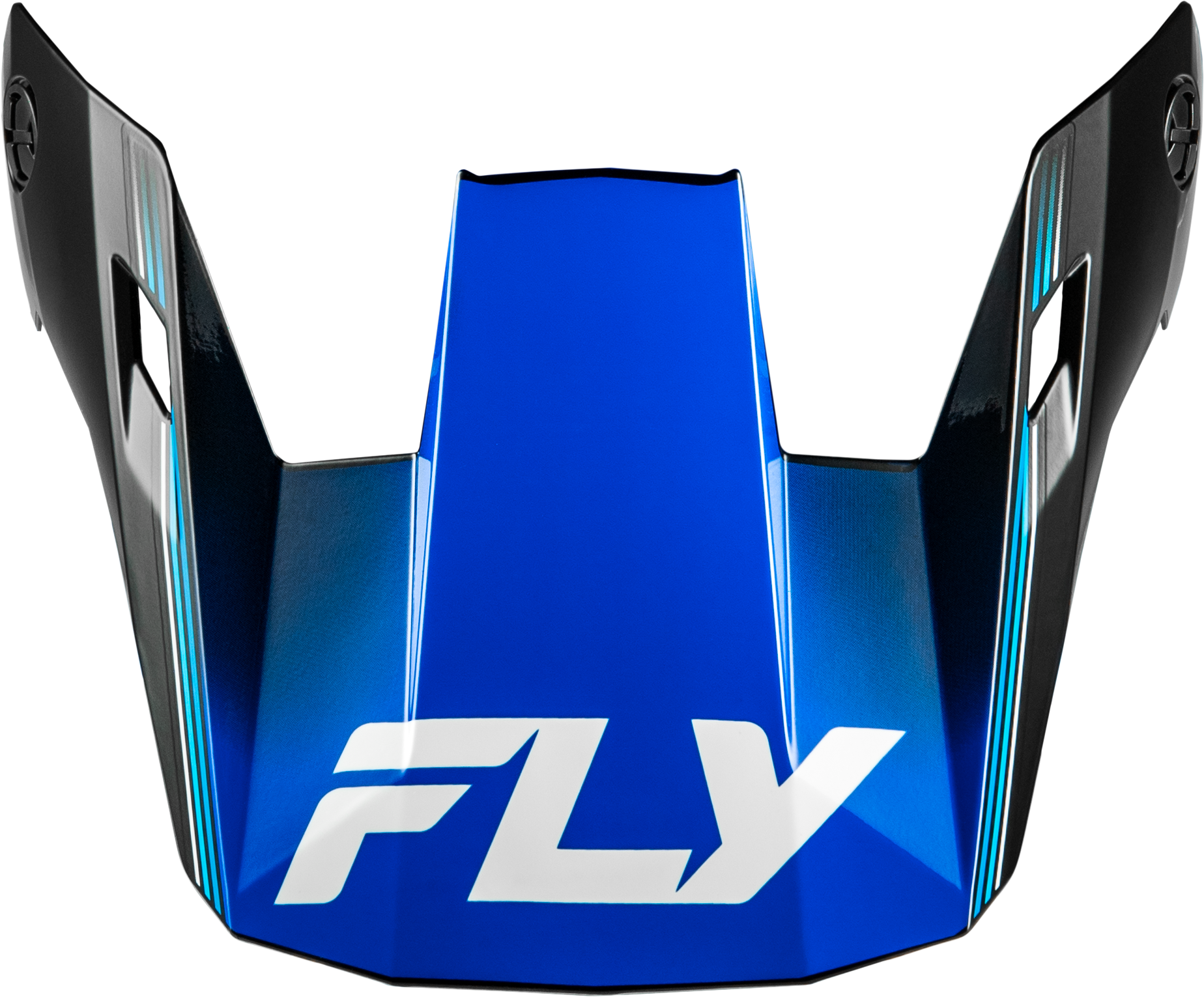 YTH RAYCE REPEAT HELMET VISOR BLACK/BLUE YS-YL