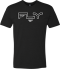 FLY EDGE TEE BLACK 2X