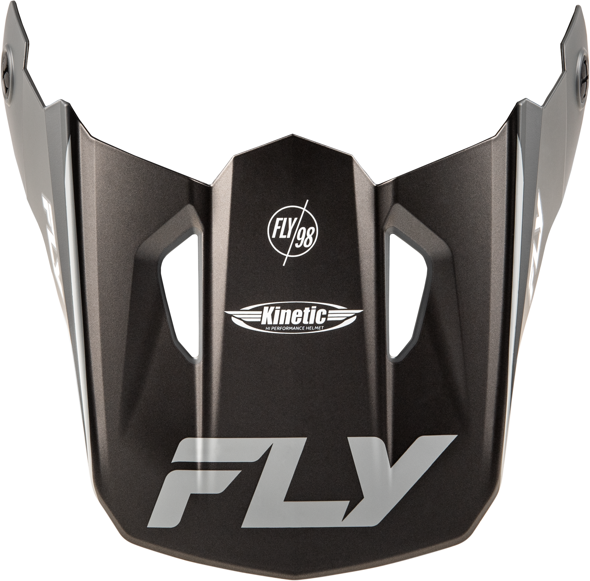 KINETIC RALLY HELMET VISOR MATTE GREY/BLACK/WHITE XS/SM