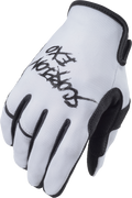 AIR-STRETCH GLOVES GRIND WHITE/BLACK 3X