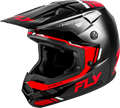 KINETIC VERDICT HELMET BLACK/RED/WHITE XS