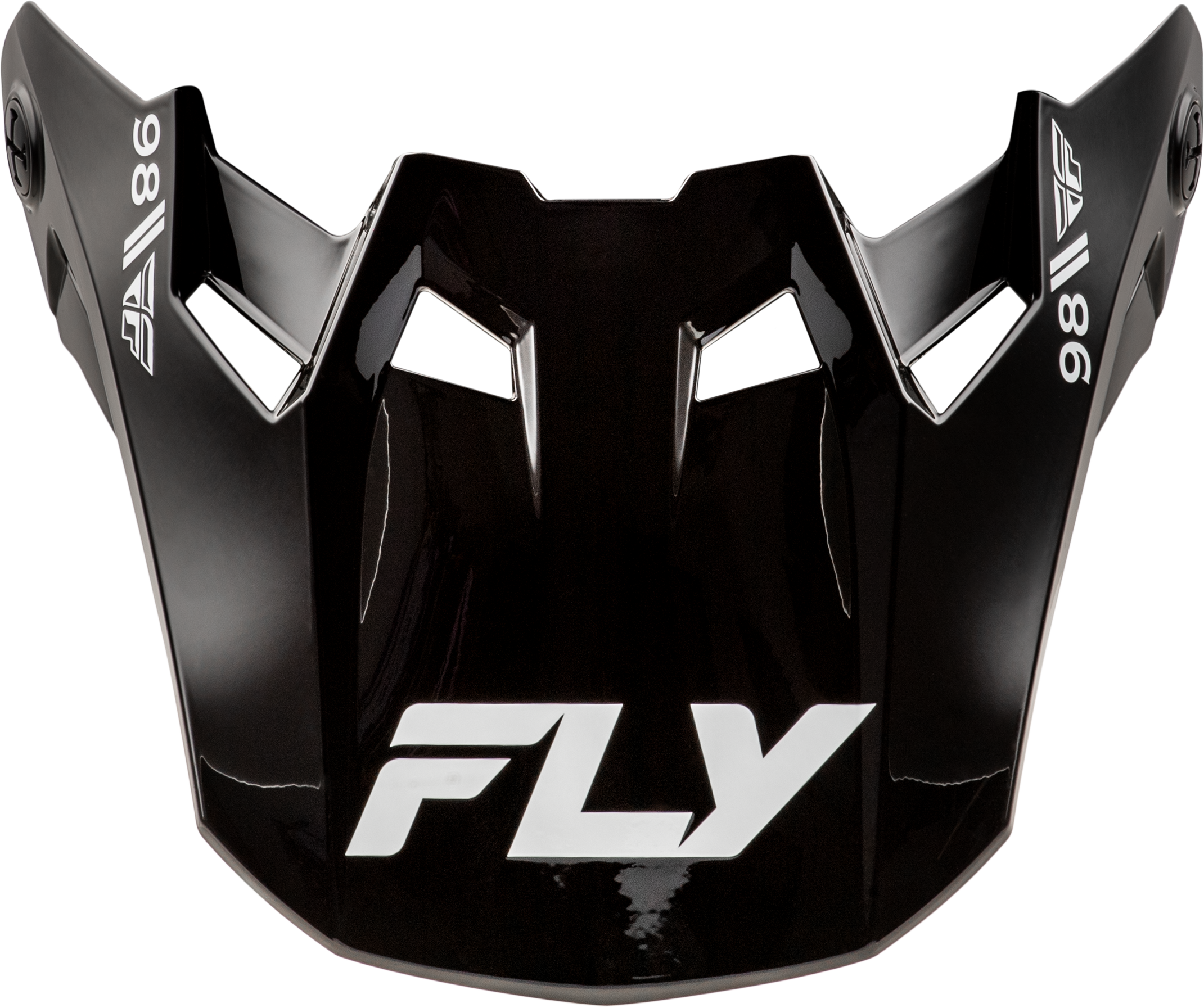 FORMULA CC OBJECTIVE VISOR BLACK/WHITE YL/SM