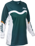 WOMEN'S F-16 JERSEY TEAL/WHITE/GOLD 2X