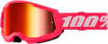 STRATA 2 GOGGLE PINK MIRROR RED LENS
