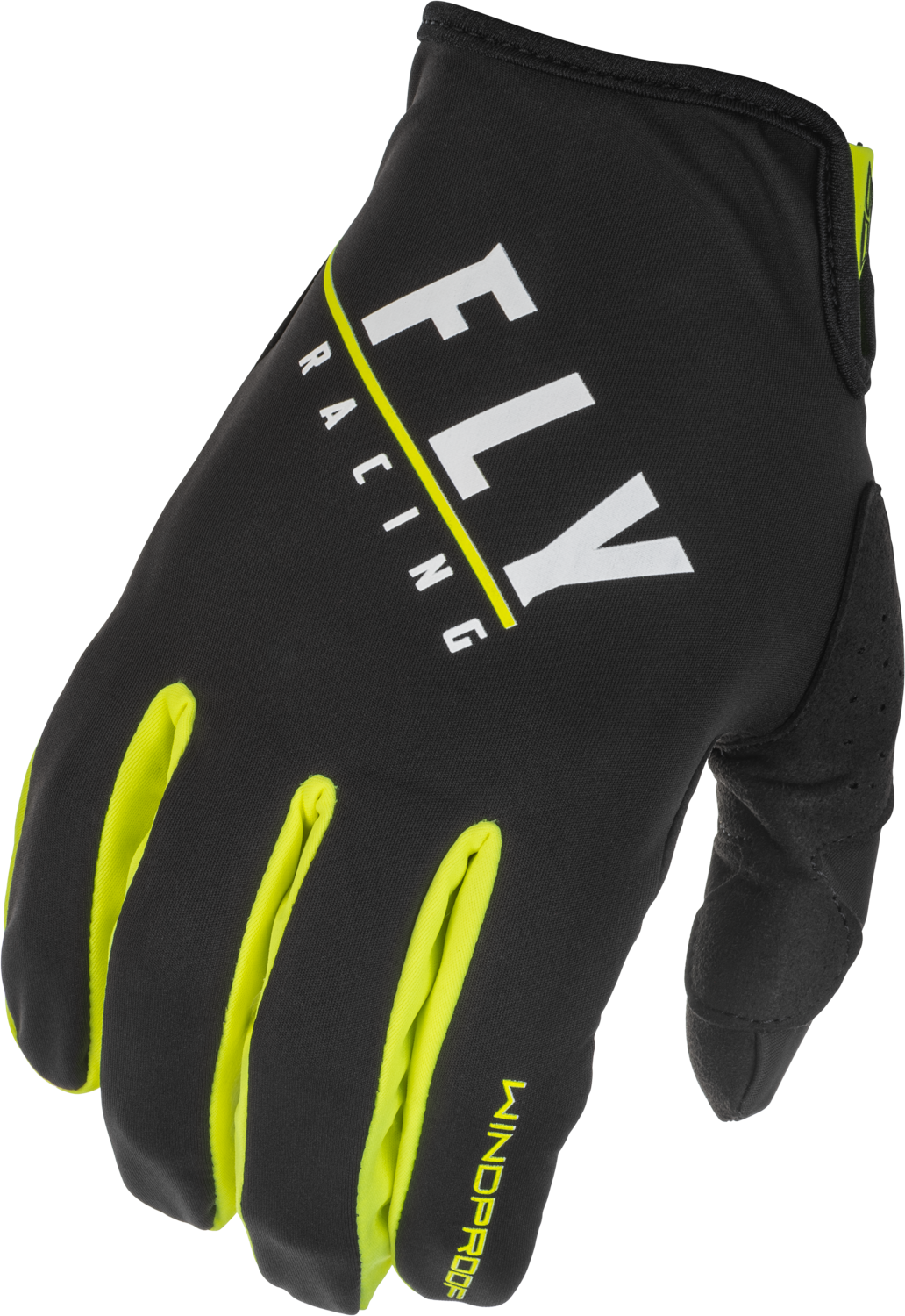 WINDPROOF GLOVES BLACK/HI-VIS SZ 13