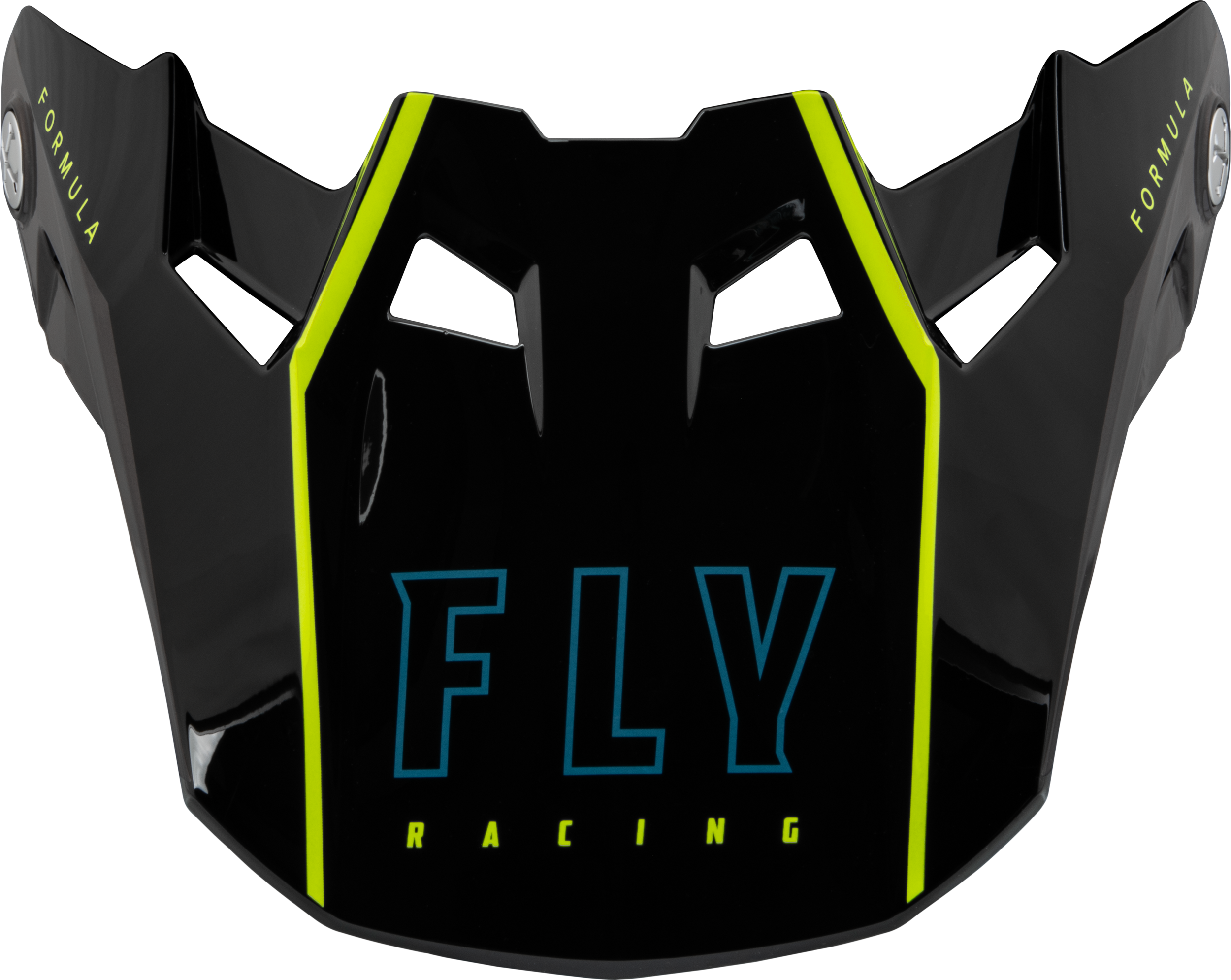 FORMULA CARBON TRACER VISOR HI-VIS/BLACK YL/SM