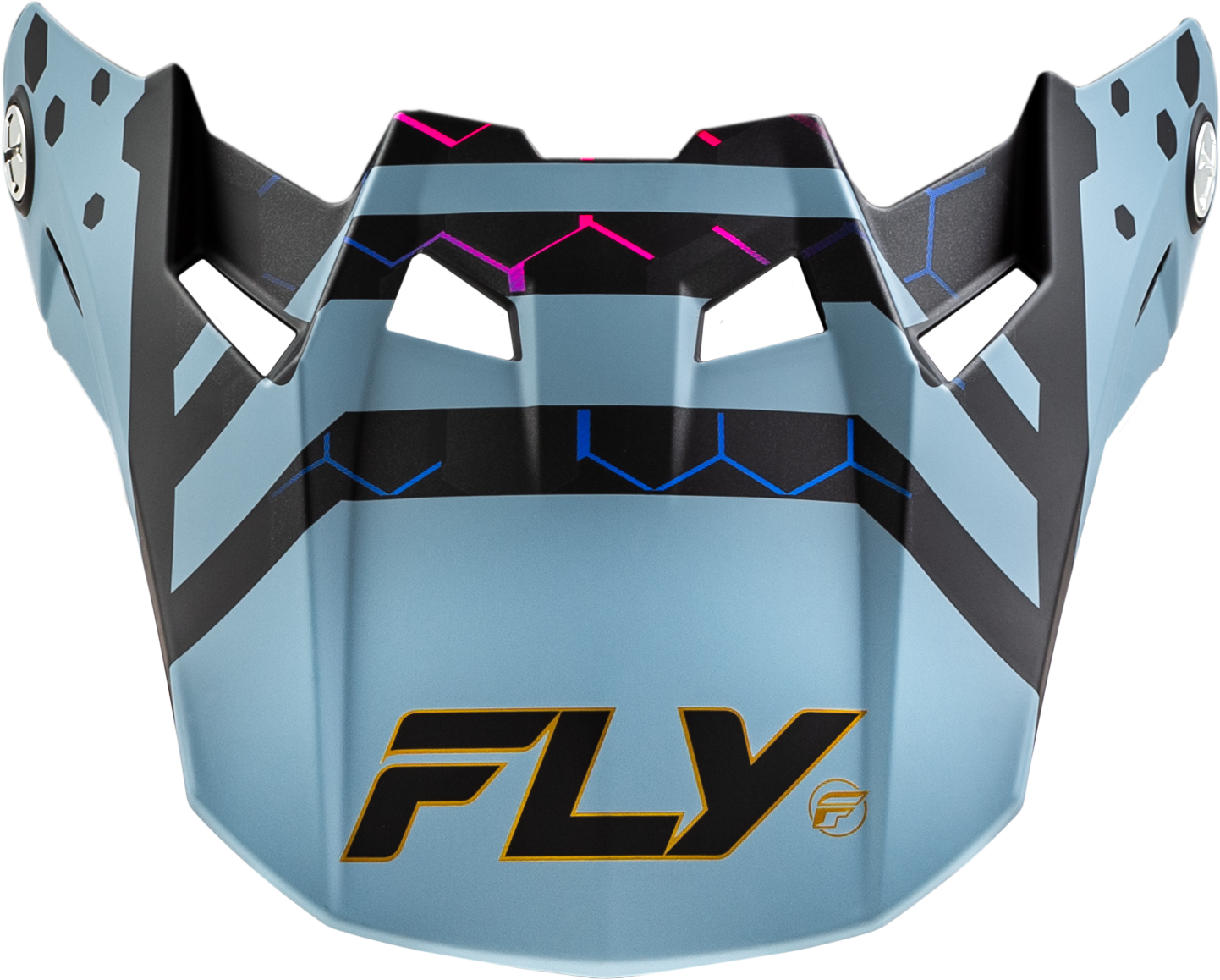 FORMULA CC TEKTONIC VISOR MATTE BLK/SLATE/BLU YL/SM