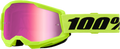 STRATA 2 JUNIOR GOGGLE NEON YELLOW MIRROR PINK LENS