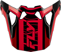 FORMULA CP CHARGE VISOR BLACK/RED XL-2X