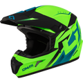 MX-46 COMPOUND HELMET MATTE HI-VIS GREEN/BLK/BLUE 2X