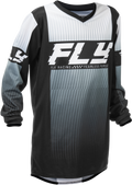 YOUTH F-16 JERSEY BLACK/WHITE YXL