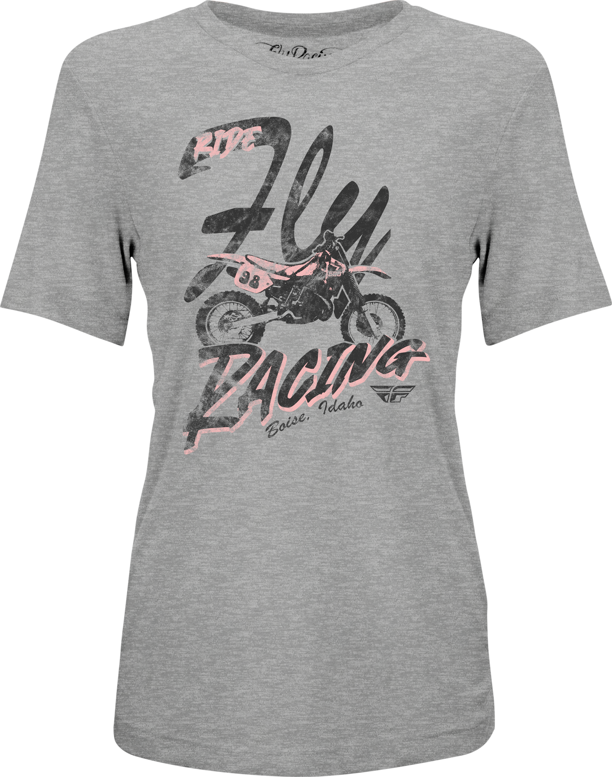 FLY WOMEN'S VINTAGE TEE GREY 2X