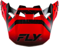 FORMULA CC TEKTONIC VISOR BLACK/RED/ORANGE YL/SM