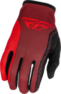 LITE GLOVES BLACK/RED XS