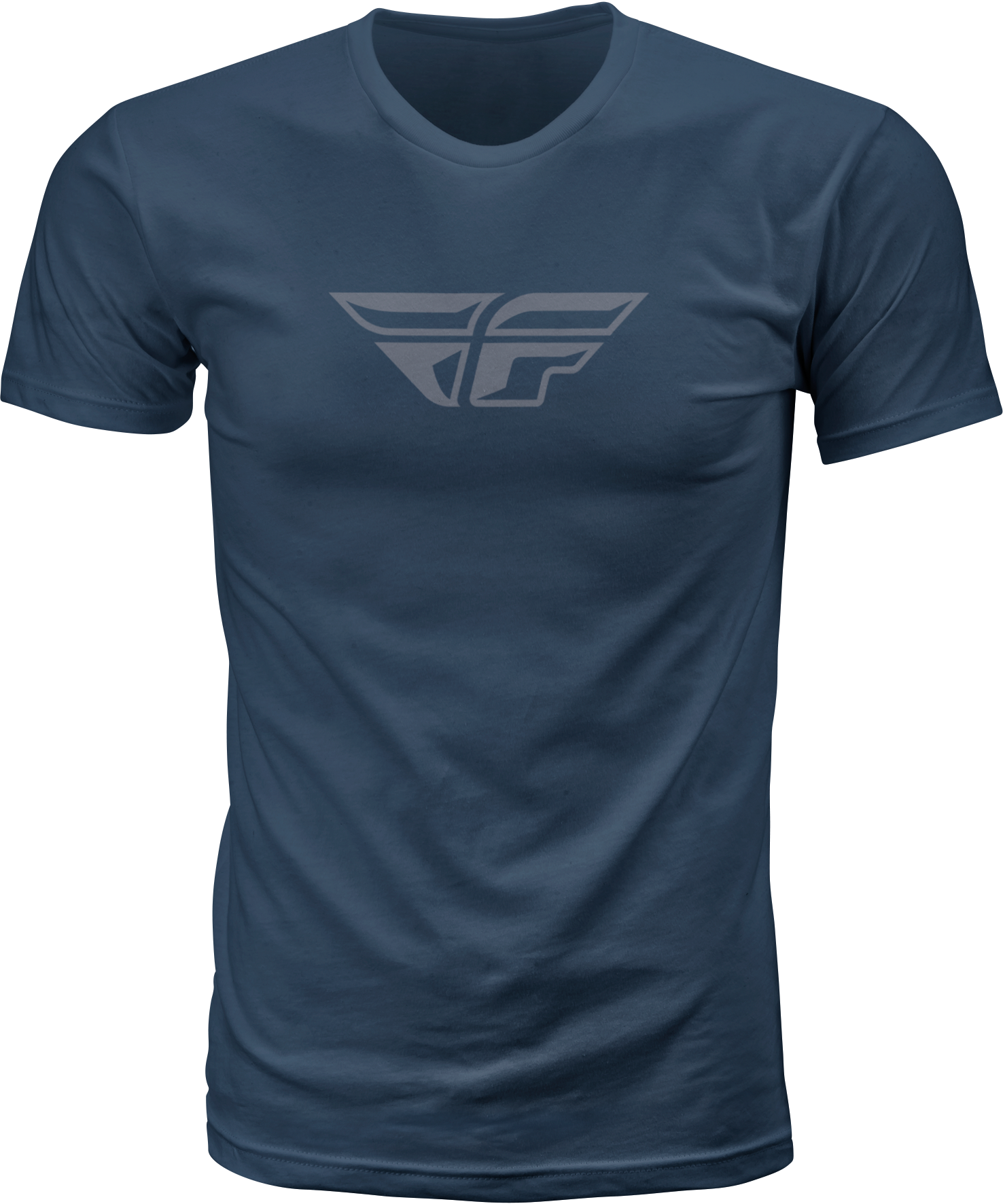 FLY F-WING TEE MIDNIGHT NAVY/GREY 2X