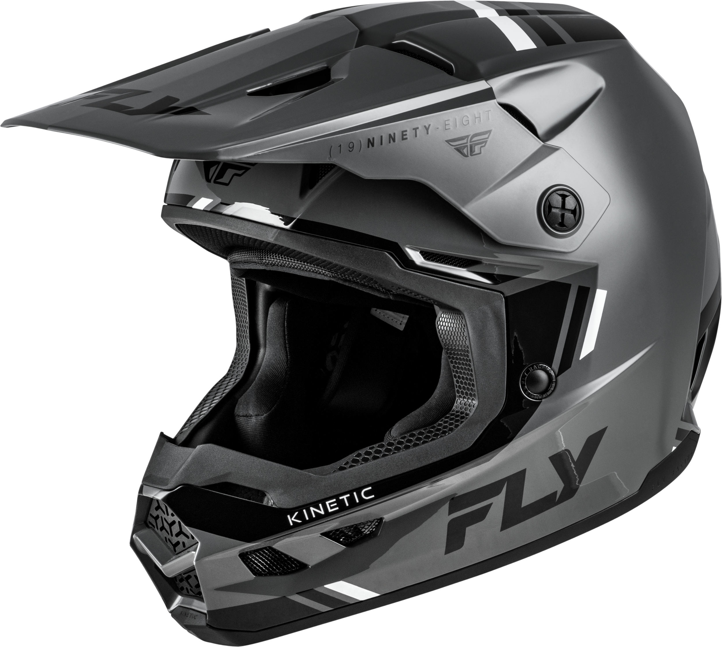 KINETIC VERDICT HELMET GREY/BLACK/WHITE XS