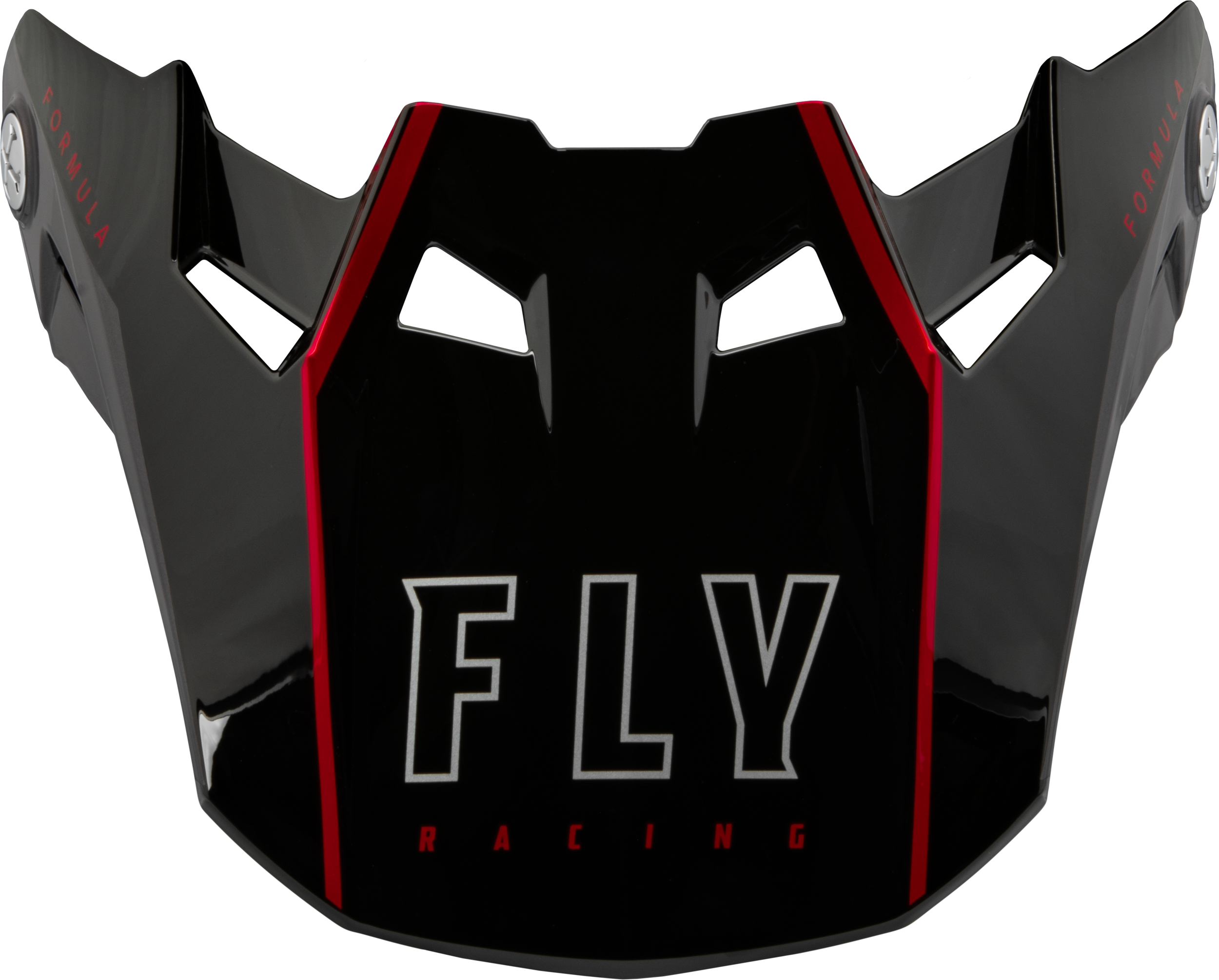 FORMULA CARBON TRACER VISOR RED/BLACK YL/SM