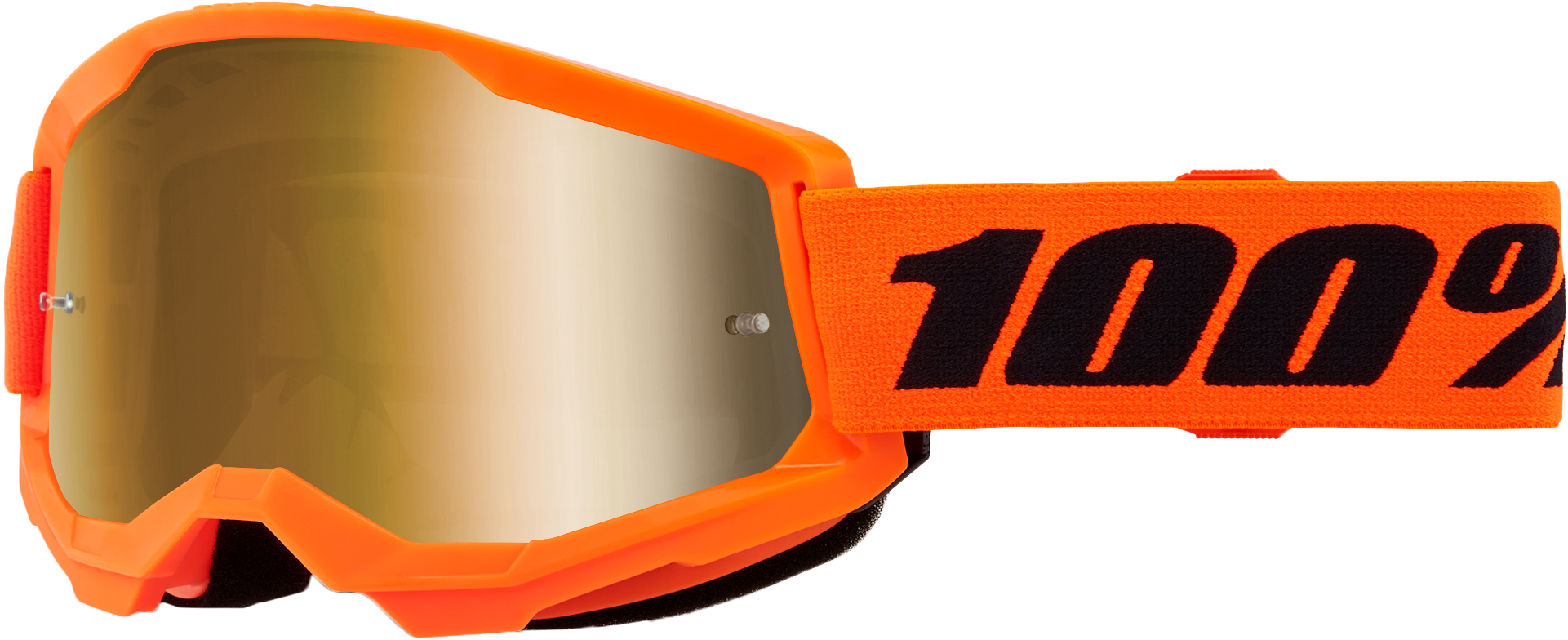 STRATA 2 JUNIOR GOGGLE NEON ORANGE MIRROR GOLD LENS