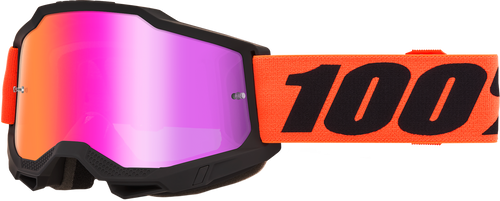 ACCURI 2 GOGGLE FERRAN MIRROR DRK RED LNS