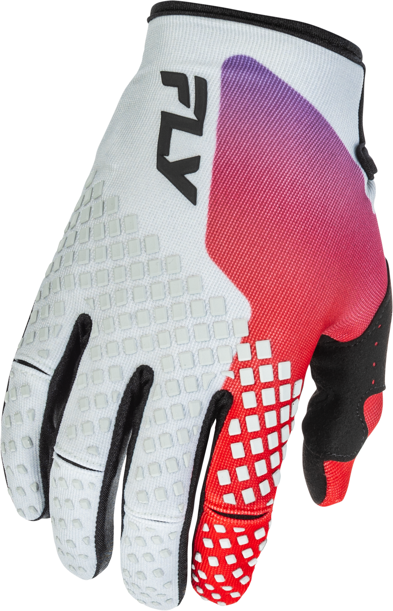 KINETIC GLOVES GREY/RED/PURPLE/BLACK XS