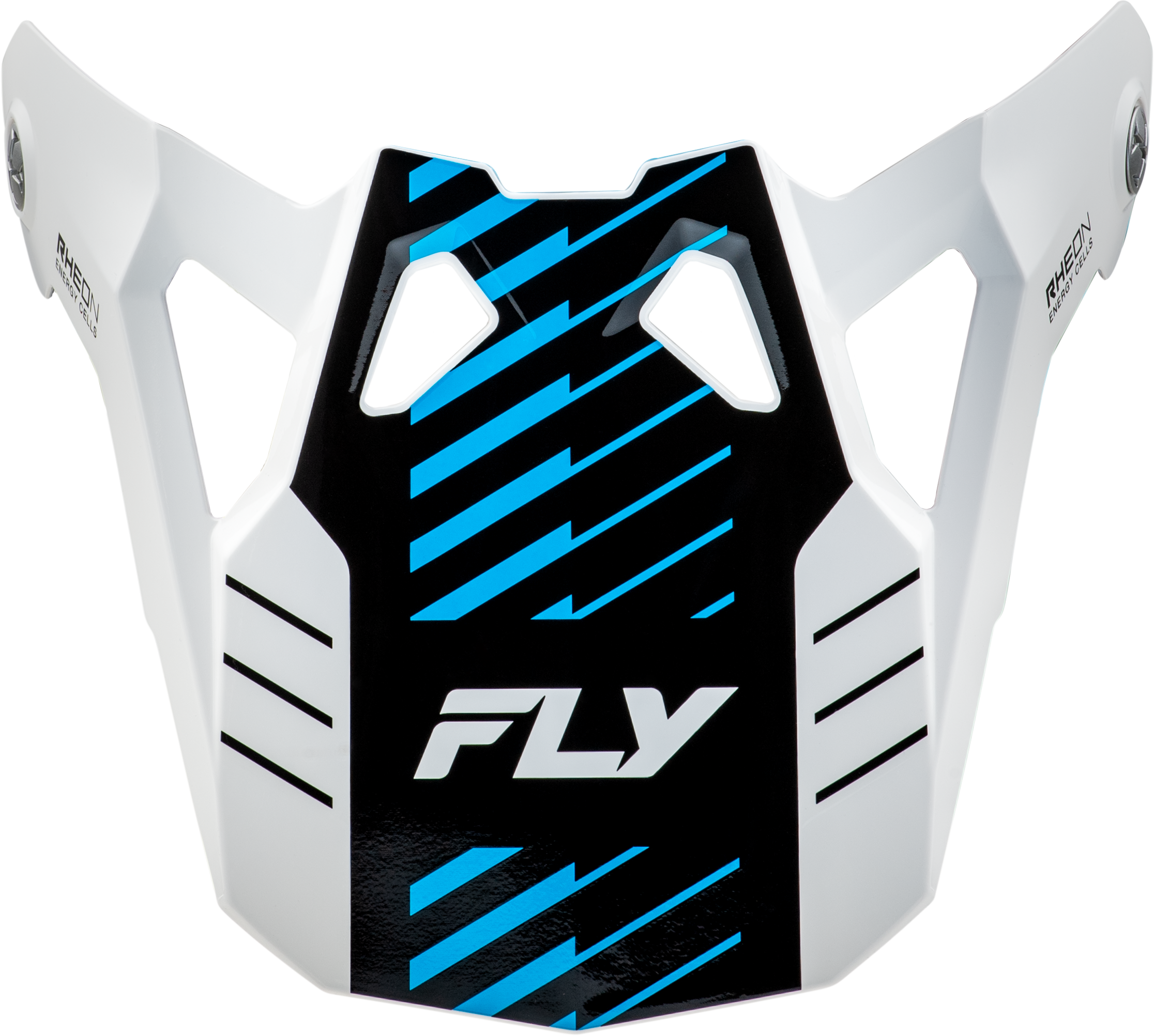 FORMULA CP SLICE VISOR WHITE/RED/CYAN YL-S