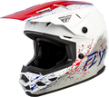 YOUTH KINETIC DRIP HELMET RED/WHITE/BLUE YL