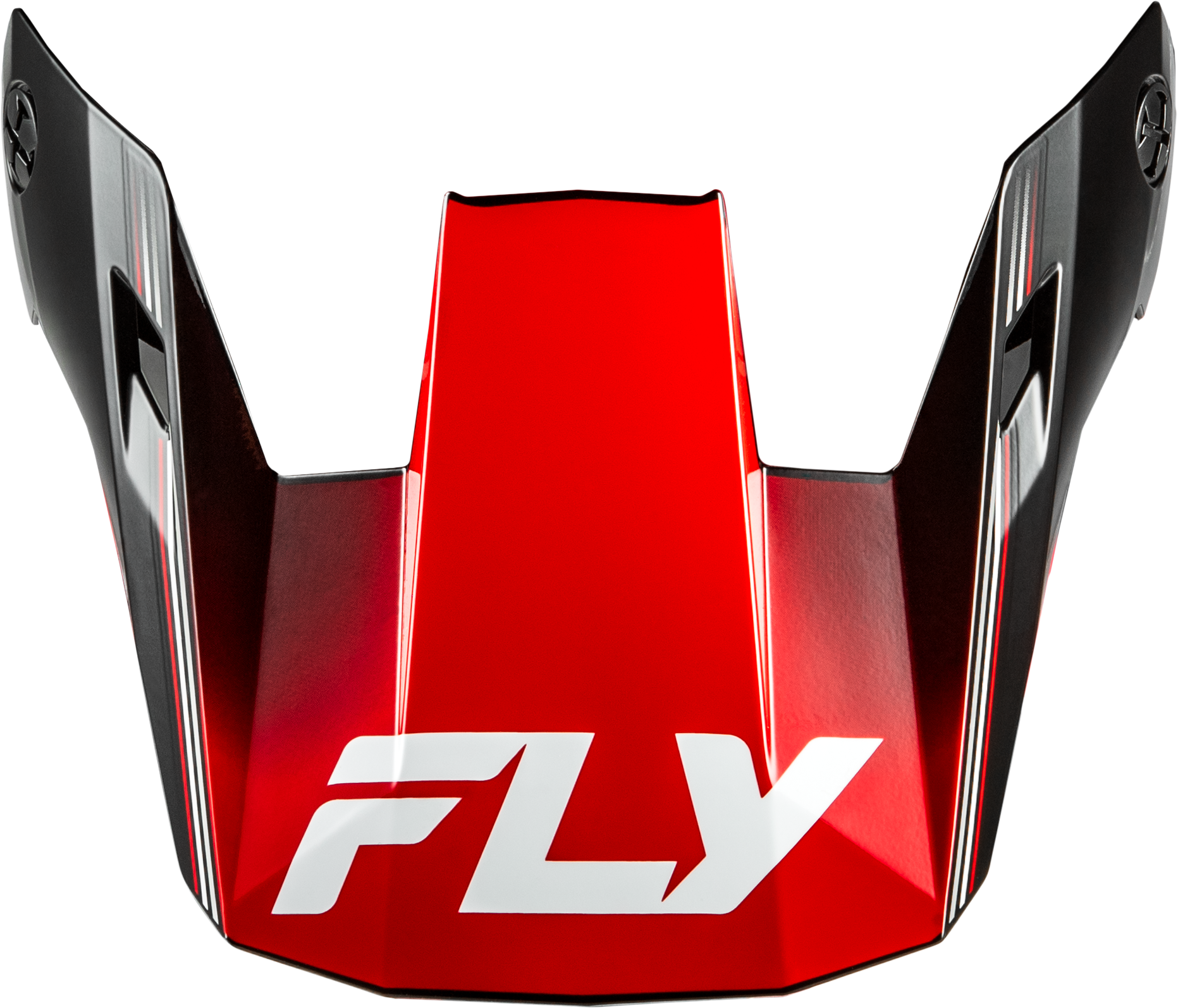 YTH RAYCE REPEAT HELMET VISOR BLACK/RED YS-YL