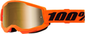 STRATA 2 GOGGLE NEON ORANGE MIRROR GOLD LENS