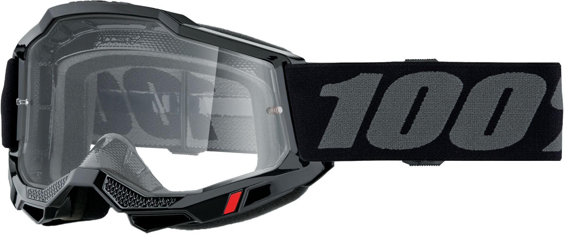 ACCURI 2 GOGGLE BLACK CLEAR LENS