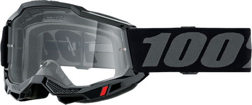 ACCURI 2 GOGGLE BLACK CLEAR LENS