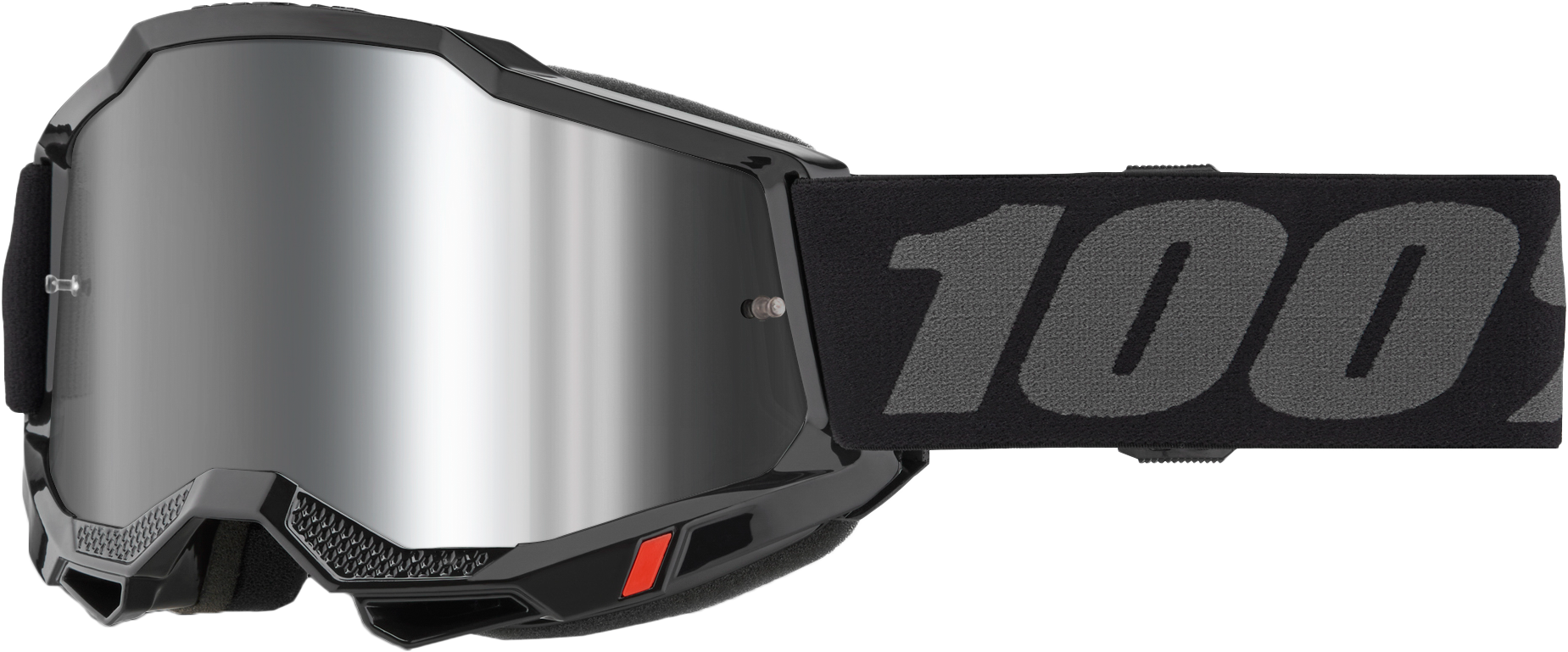 ACCURI 2 GOGGLE BLACK MIRROR SILVER LENS