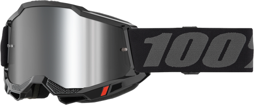 ACCURI 2 GOGGLE BLACK MIRROR SILVER LENS