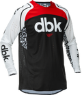 EVOLUTION  DST DBK JERSEY BLACK/WHITE/RED 2X
