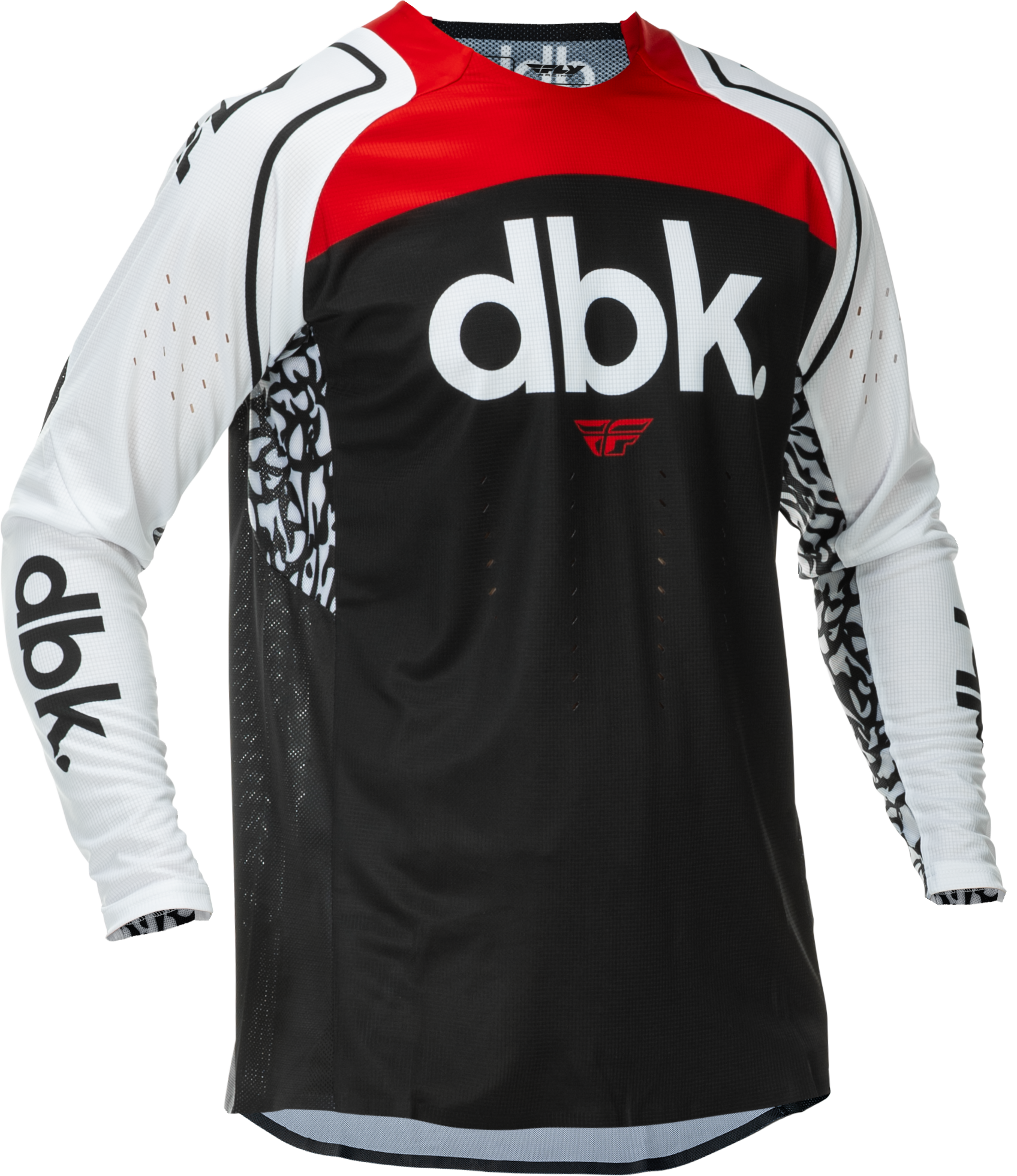 EVOLUTION  DST DBK JERSEY BLACK/WHITE/RED 2X